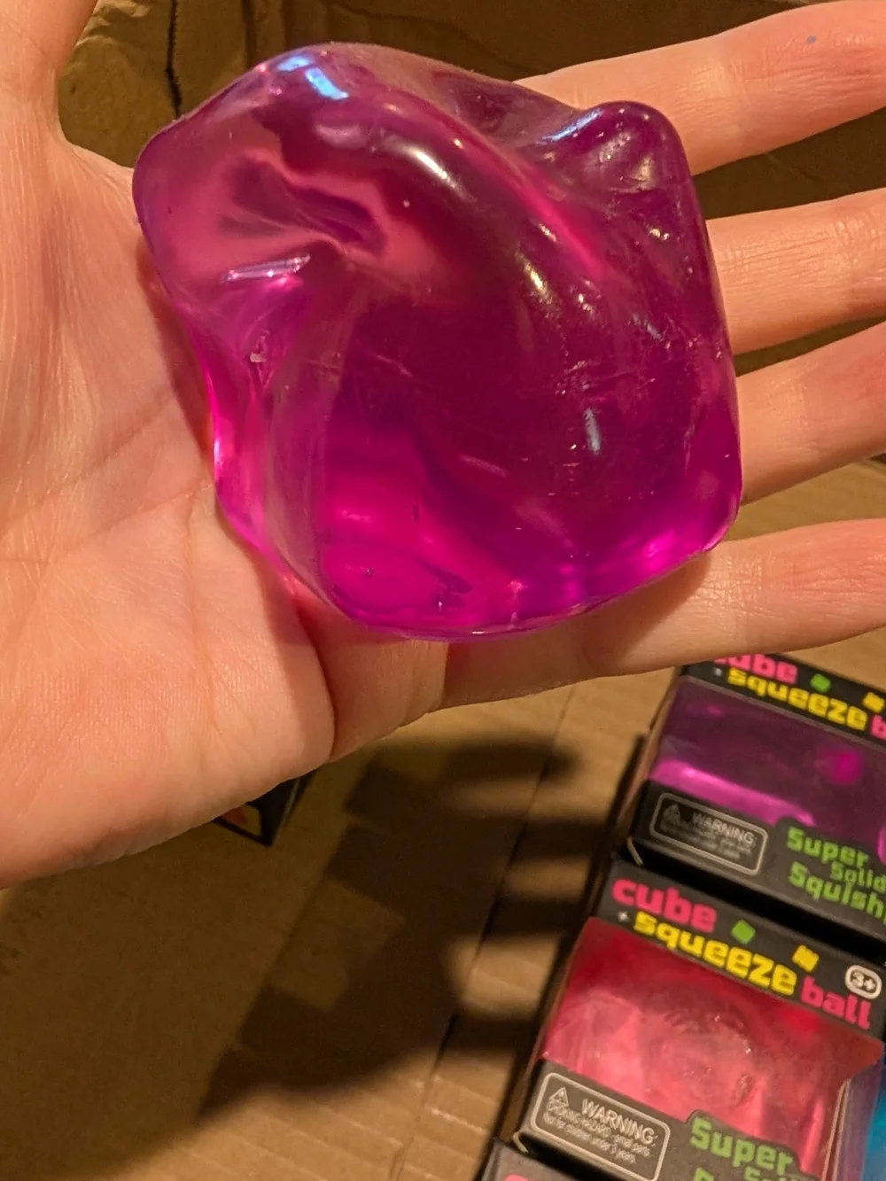 Pick 1 cube squeeze  Squish Stress Toy